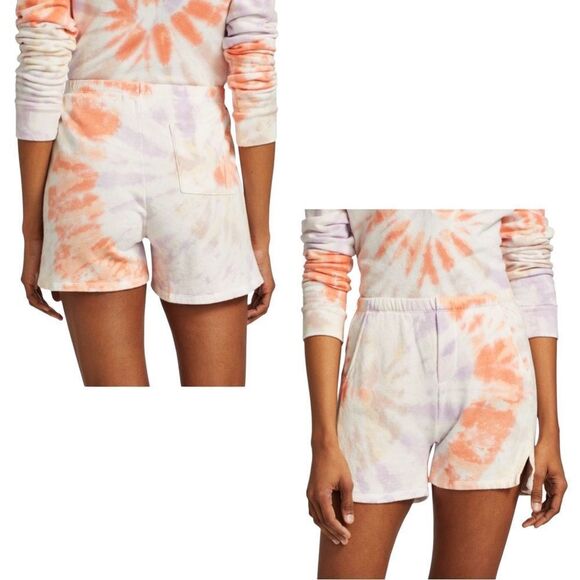 N:Philanthropy Harleen Tie Dye Sweatshirt & Bee Tie Dye Shorts Set - Picture 7 of 16